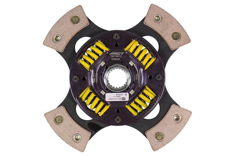 4-Pad Sprung Race Disc Transmission Clutch Friction Plate Fits Select Lexus/Scion/Toyota