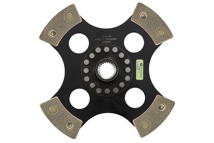 4-Pad Rigid Race Disc Transmission Clutch Friction Plate Fits Select Multiple Makes/Models