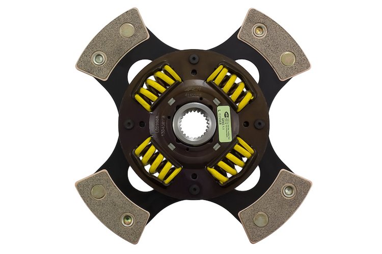 4-Pad Sprung Race Disc Transmission Clutch Friction Plate Fits Select Multiple Makes/Models