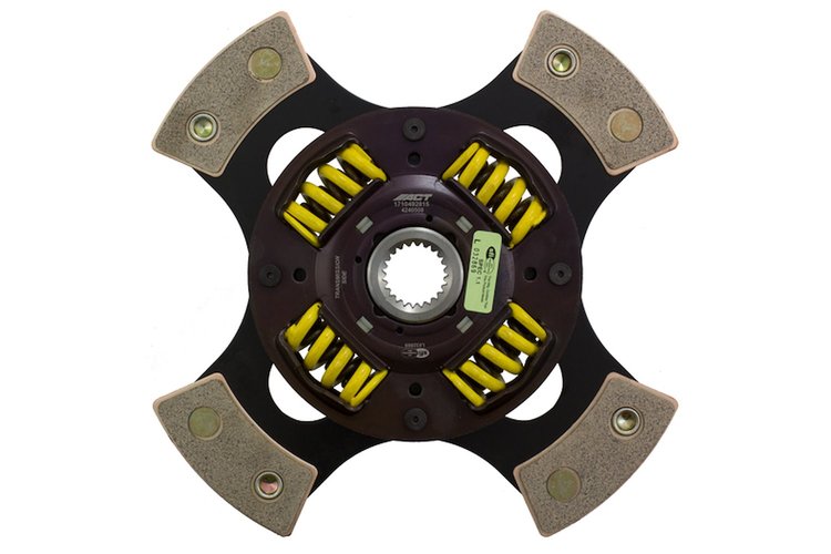 4-Pad Sprung Race Disc Transmission Clutch Friction Plate Fits Select Ford/Lincoln/Mercury/Mazda