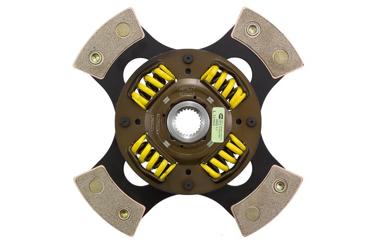 4-Pad Sprung Race Disc Transmission Clutch Friction Plate Fits Select Subaru