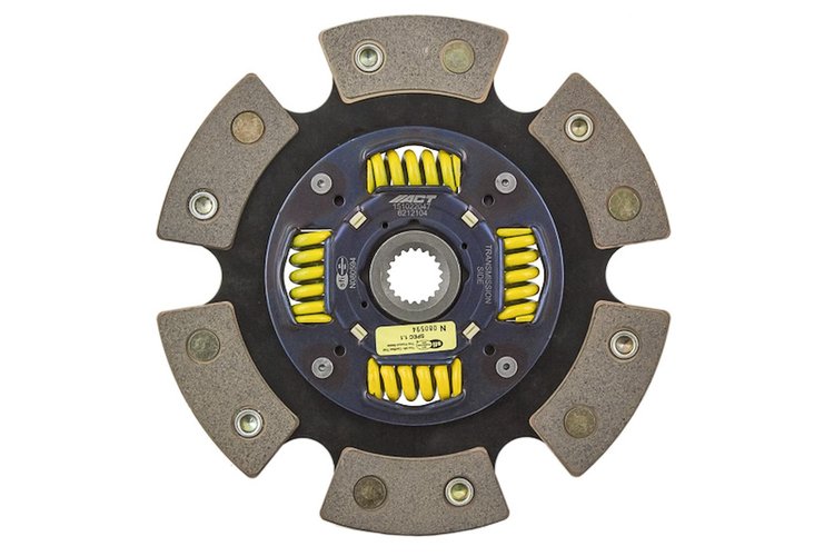 6-Pad Sprung Race Disc Transmission Clutch Friction Plate Fits Select Acura/Honda