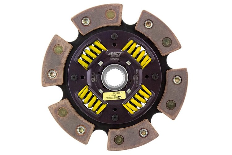 6-Pad Sprung Race Disc Transmission Clutch Friction Plate Fits Select Acura/Honda