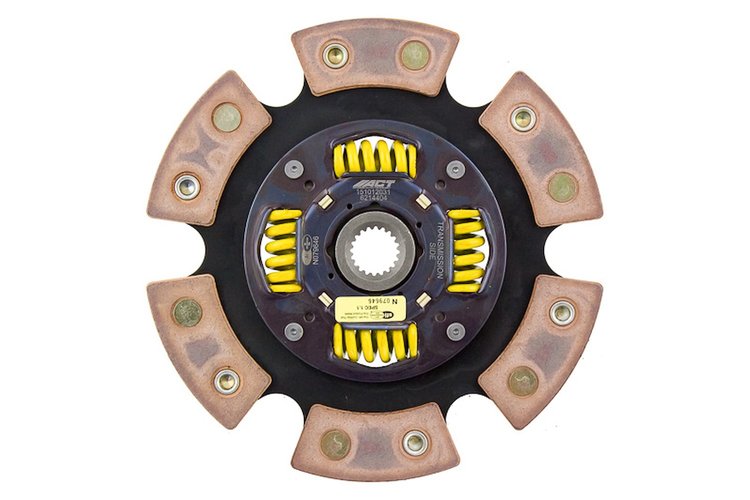 6-Pad Sprung Race Disc Transmission Clutch Friction Plate Fits Select Acura/Honda