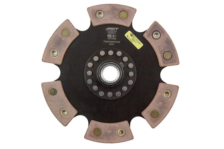6-Pad Rigid Race Disc Transmission Clutch Friction Plate Fits Select Acura/Honda