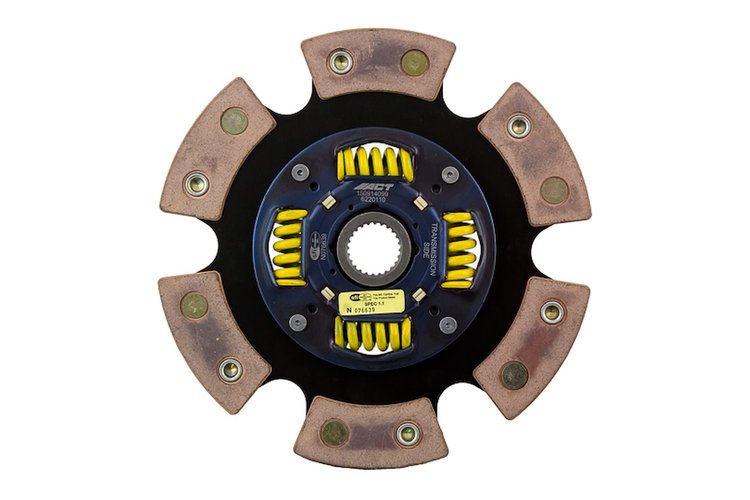 6-Pad Sprung Race Disc Transmission Clutch Friction Plate Fits Select Acura/Honda