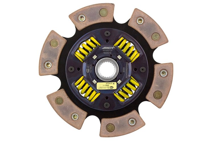 6-Pad Sprung Race Disc Transmission Clutch Friction Plate Fits Select Acura/Honda