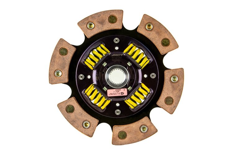 6-Pad Sprung Race Disc Transmission Clutch Friction Plate Fits Select Ford/Lincoln/Mercury/Mazda