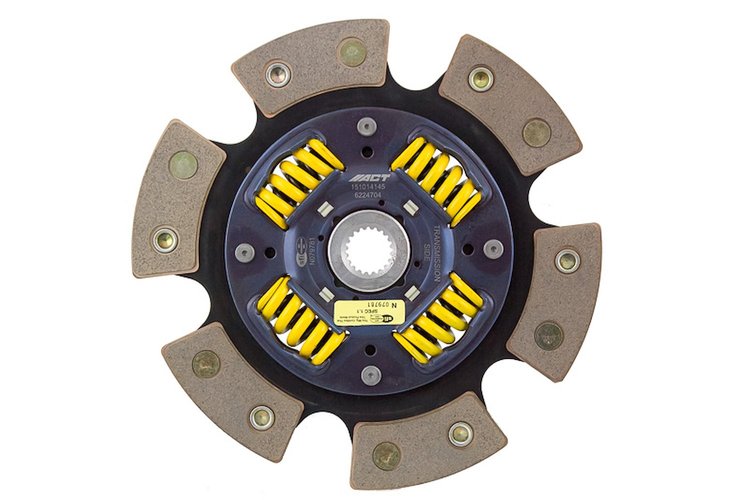 6-Pad Sprung Race Disc Transmission Clutch Friction Plate Fits Select Chrysler/Eagle/Mitsubishi/Plymouth