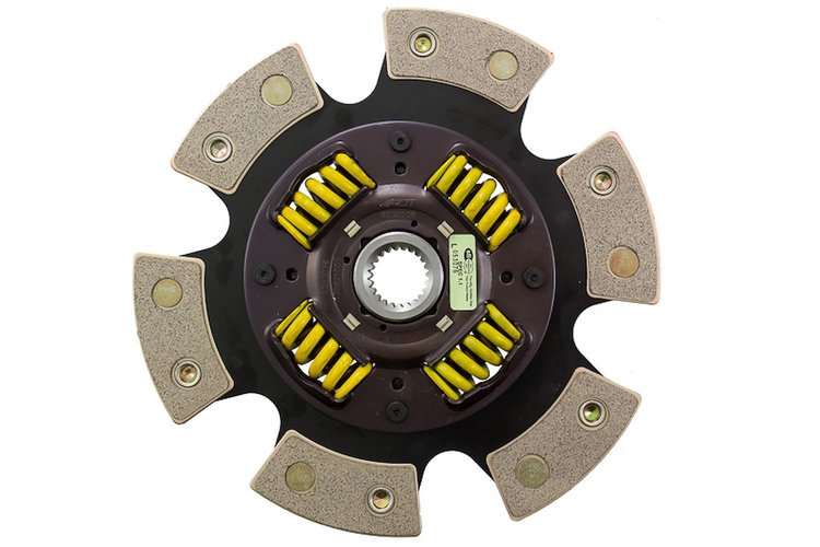6-Pad Sprung Race Disc Transmission Clutch Friction Plate Fits Select Multiple Makes/Models