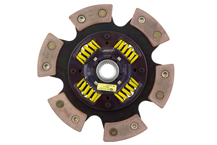 6-Pad Sprung Race Disc Transmission Clutch Friction Plate Fits Select Multiple Makes/Models