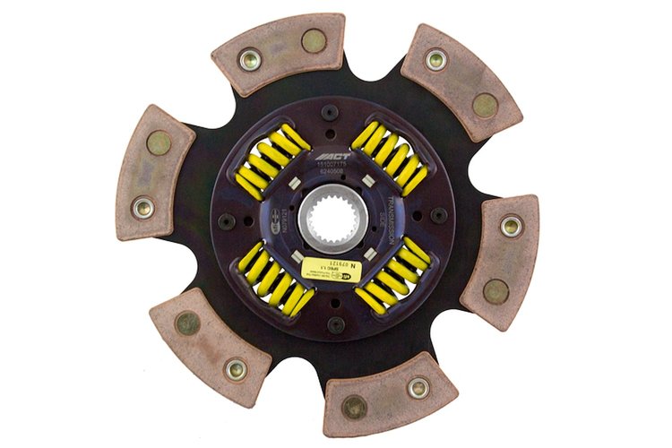 6-Pad Sprung Race Disc Transmission Clutch Friction Plate Fits Select Ford/Lincoln/Mercury/Mazda