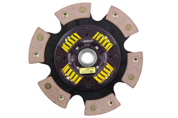 6-Pad Sprung Race Disc Transmission Clutch Friction Plate Fits Select Audi/Volkswagen