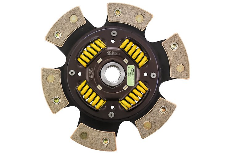 6-Pad Sprung Race Disc Transmission Clutch Friction Plate Fits Select Kia/Hyundai