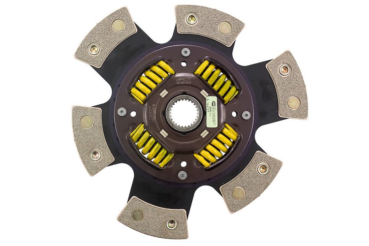 6-Pad Sprung Race Disc Transmission Clutch Friction Plate Fits Select Multiple Makes/Models
