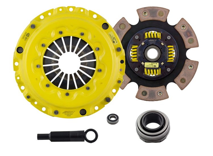 HD/Race Sprung 6-Pad Transmission Clutch Kit Fits Select Acura/Honda