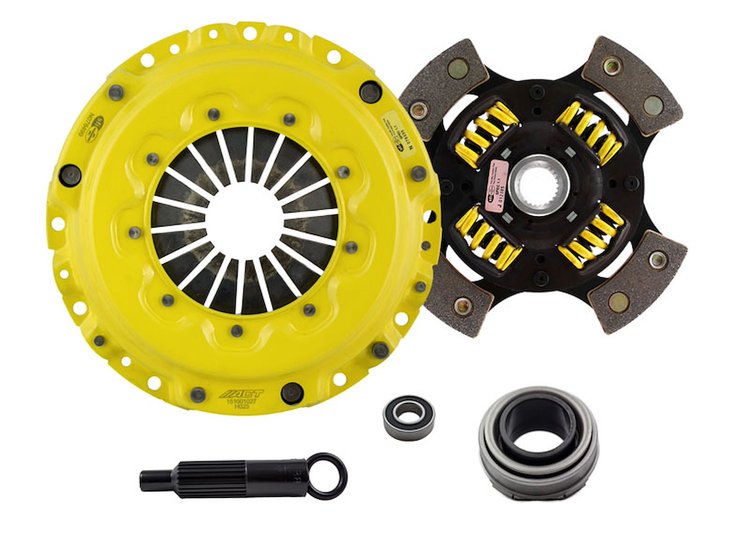HD/Race Sprung 4-Pad Transmission Clutch Kit Fits Select Acura/Honda
