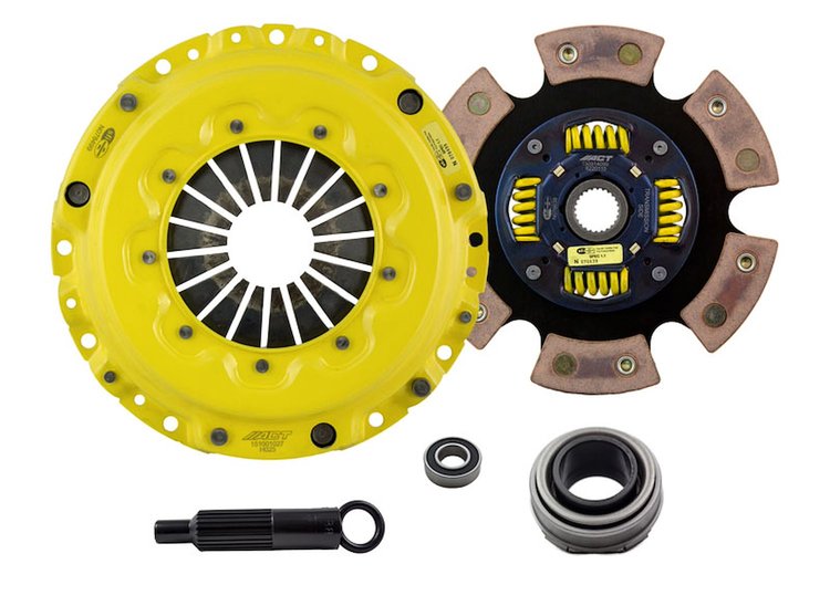 HD/Race Sprung 6-Pad Transmission Clutch Kit Fits Select Acura/Honda