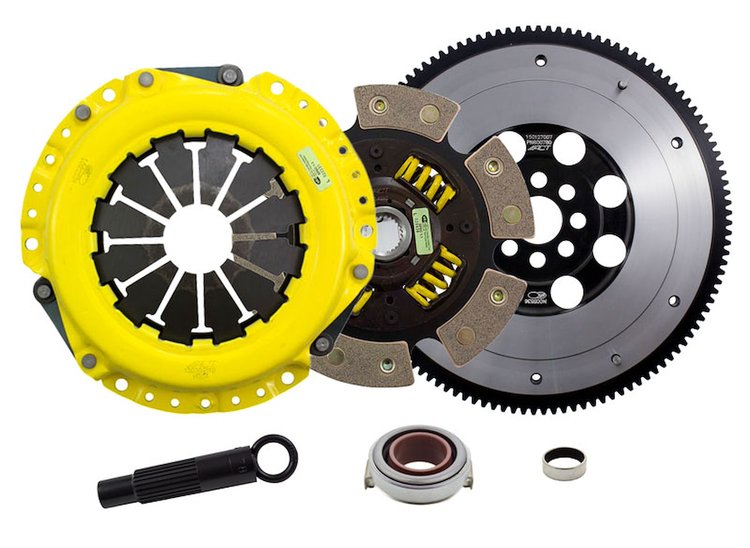 HD/Race Sprung 6-Pad Transmission Clutch Kit Fits Select Acura/Honda
