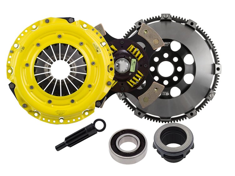 XT/Race Sprung 4-Pad Transmission Clutch Kit Fits Select BMW