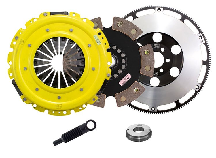 HD/Race Sprung 6-Pad Transmission Clutch Kit Fits Select GM