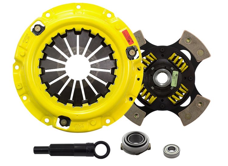 HD/Race Sprung 4-Pad Transmission Clutch Kit Fits Select Ford/Lincoln/Mercury/Mazda