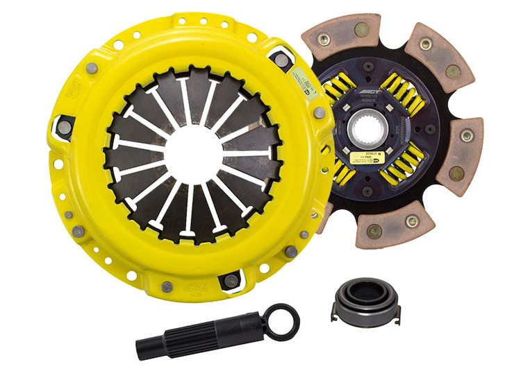 HD/Race Sprung 6-Pad Transmission Clutch Kit Fits Select Acura/Honda