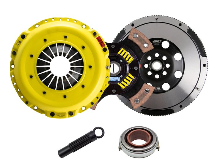 HD/Race Sprung 4-Pad Transmission Clutch Kit Fits Select Acura/Honda