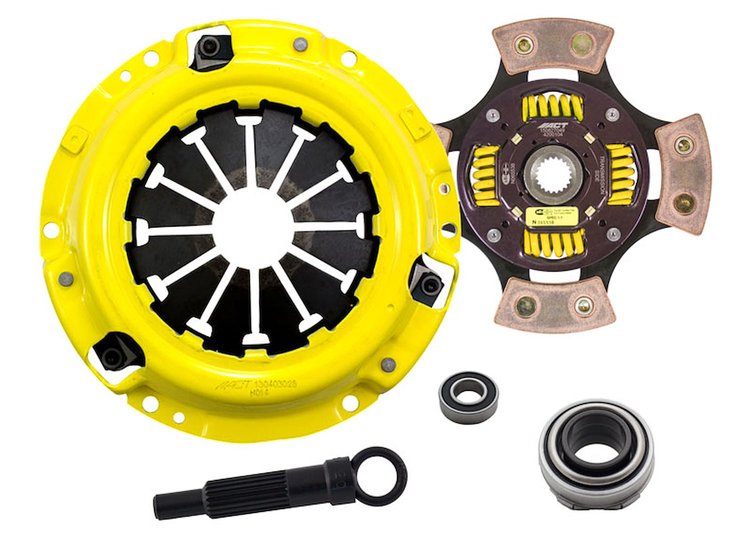 HD/Race Sprung 4-Pad Transmission Clutch Kit Fits Select Acura/Honda