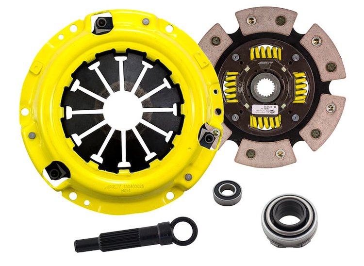 HD/Race Sprung 6-Pad Transmission Clutch Kit Fits Select Acura/Honda