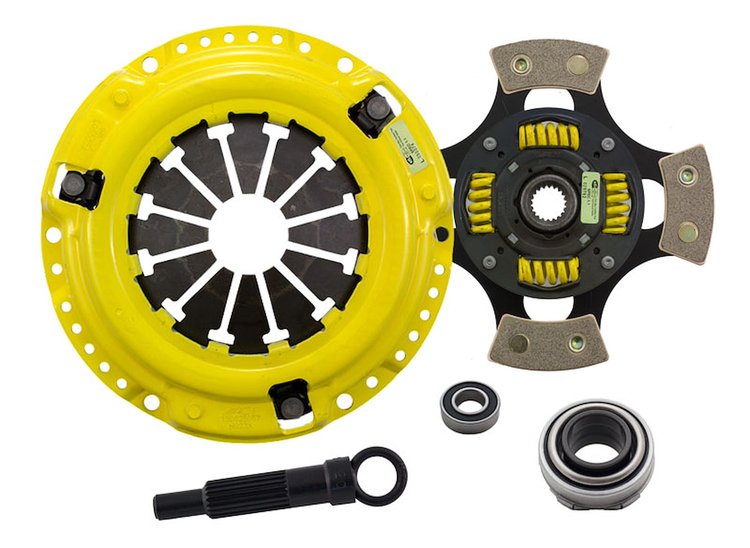 XT/Race Sprung 4-Pad Transmission Clutch Kit Fits Select Acura/Honda