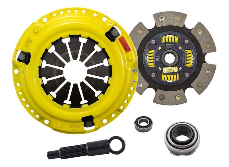 HD/Race Sprung 6-Pad Transmission Clutch Kit Fits Select Acura/Honda