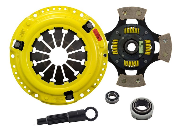 HD/Race Sprung 4-Pad Transmission Clutch Kit Fits Select Acura/Honda