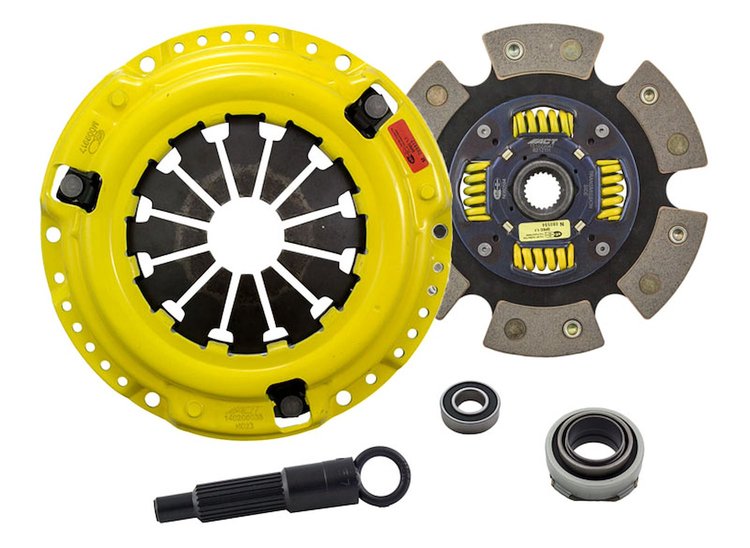 HD/Race Sprung 6-Pad Transmission Clutch Kit Fits Select Acura/Honda