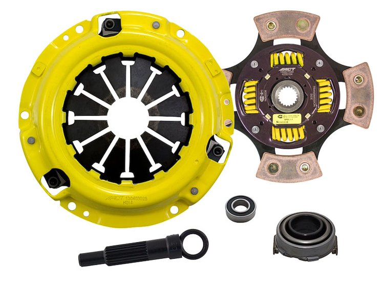 HD/Race Sprung 4-Pad Transmission Clutch Kit Fits Select Acura/Honda