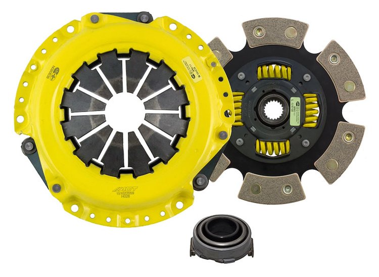 HD/Race Sprung 6-Pad Transmission Clutch Kit Fits Select Acura/Honda