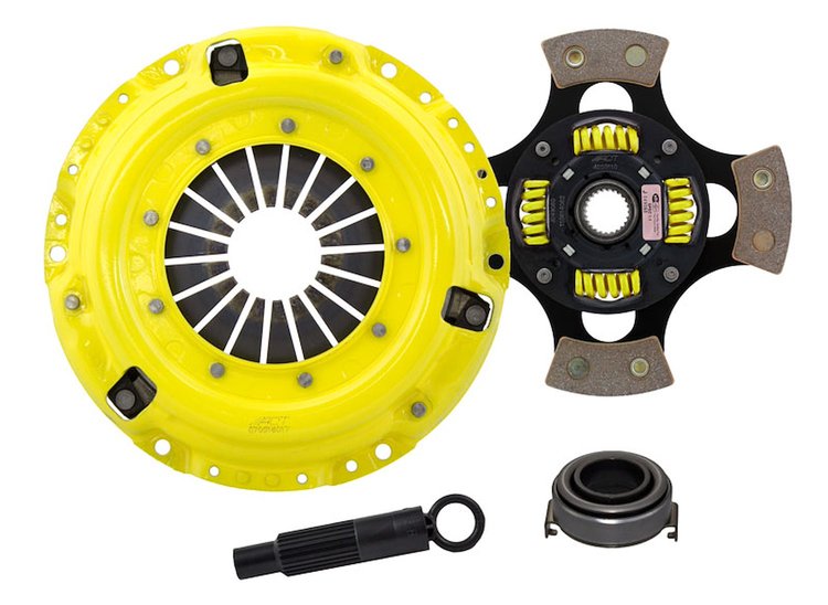 HD/Race Sprung 4-Pad Transmission Clutch Kit Fits Select Acura/Honda