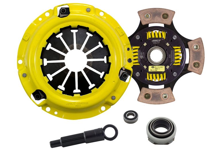 HD/Race Sprung 4-Pad Transmission Clutch Kit Fits Select Acura/Honda
