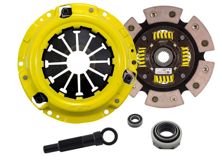 HD/Race Sprung 6-Pad Transmission Clutch Kit Fits Select Acura/Honda