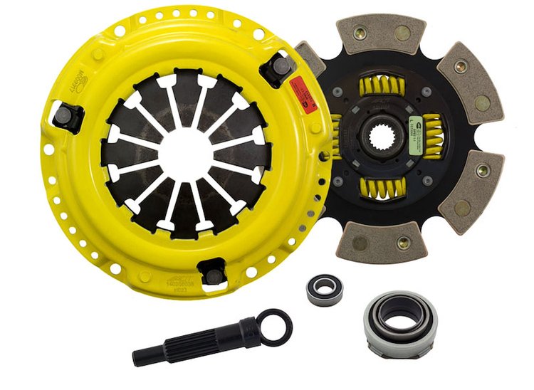 HD/Race Sprung 6-Pad Transmission Clutch Kit Fits Select Acura/Honda