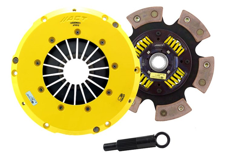 HD/Race Sprung 6-Pad Transmission Clutch Kit Fits Select Kia/Hyundai