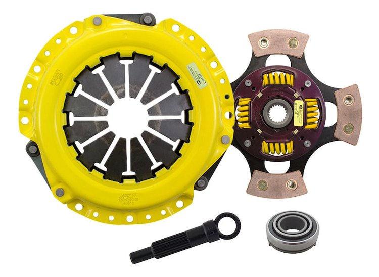 HD/Race Sprung 4-Pad Transmission Clutch Kit Fits Select Dodge/Eagle/Hyundai/Mitsubishi/Plymouth