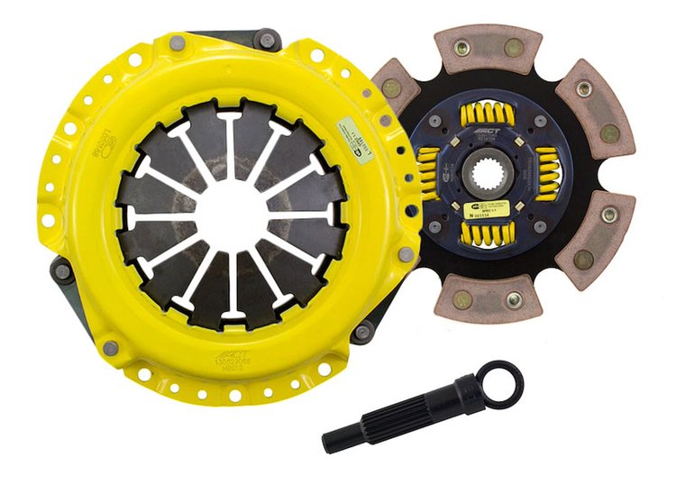 HD/Race Sprung 6-Pad Transmission Clutch Kit Fits Select Mitsubishi