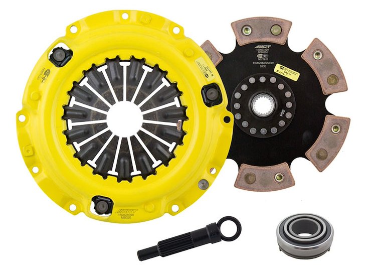 HD/Race Rigid 6-Pad Transmission Clutch Kit Fits Select Mitsubishi