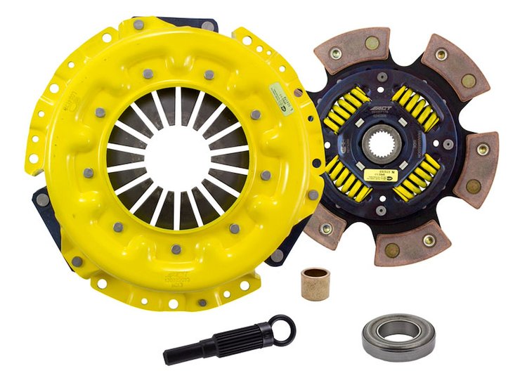 HD/Race Sprung 6-Pad Transmission Clutch Kit Fits Select Infiniti/Nissan