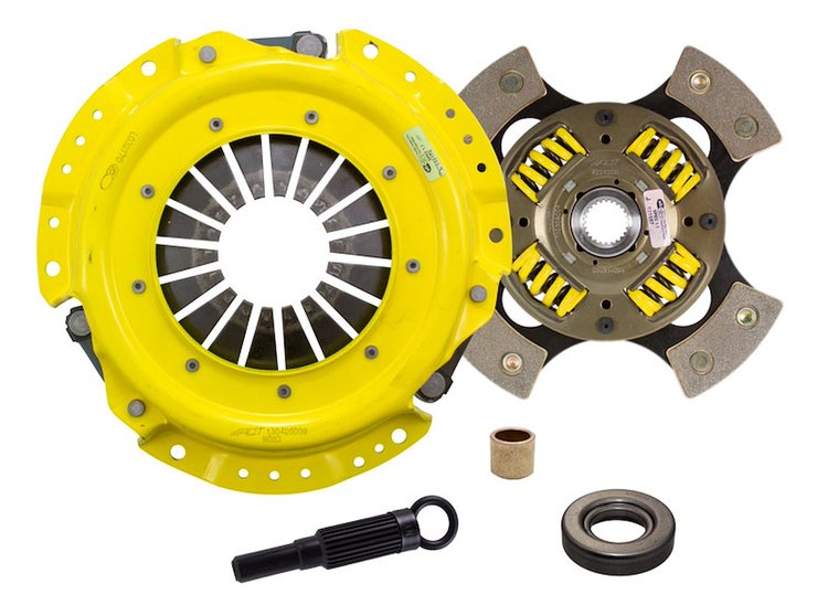 HD/Race Sprung 4-Pad Transmission Clutch Kit Fits Select Infiniti/Nissan
