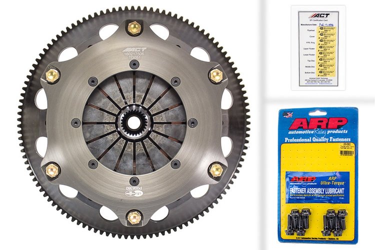 ACT Triple Disc HD/SI Race Clutch Transmission Clutch Kit for Engine Swap G-Force 26-Spline [Custom]