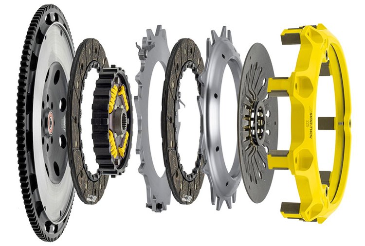 Mod-Twin 225 HD Sprung Street Transmission Clutch Kit Fits Select Subaru