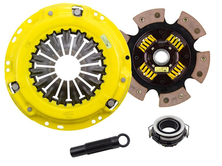 XT/Race Sprung 6-Pad Transmission Clutch Kit Fits Select Lexus/Toyota/Scion