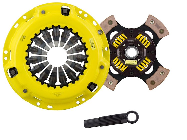 HD/Race Sprung 4-Pad Transmission Clutch Kit Fits Select Lexus/Toyota/Scion